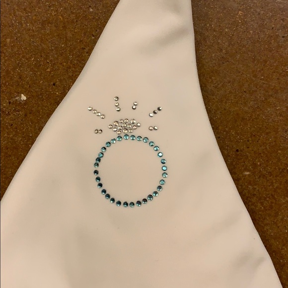 VS newlywed white rhinestone bikini set - Picture 3 of 6